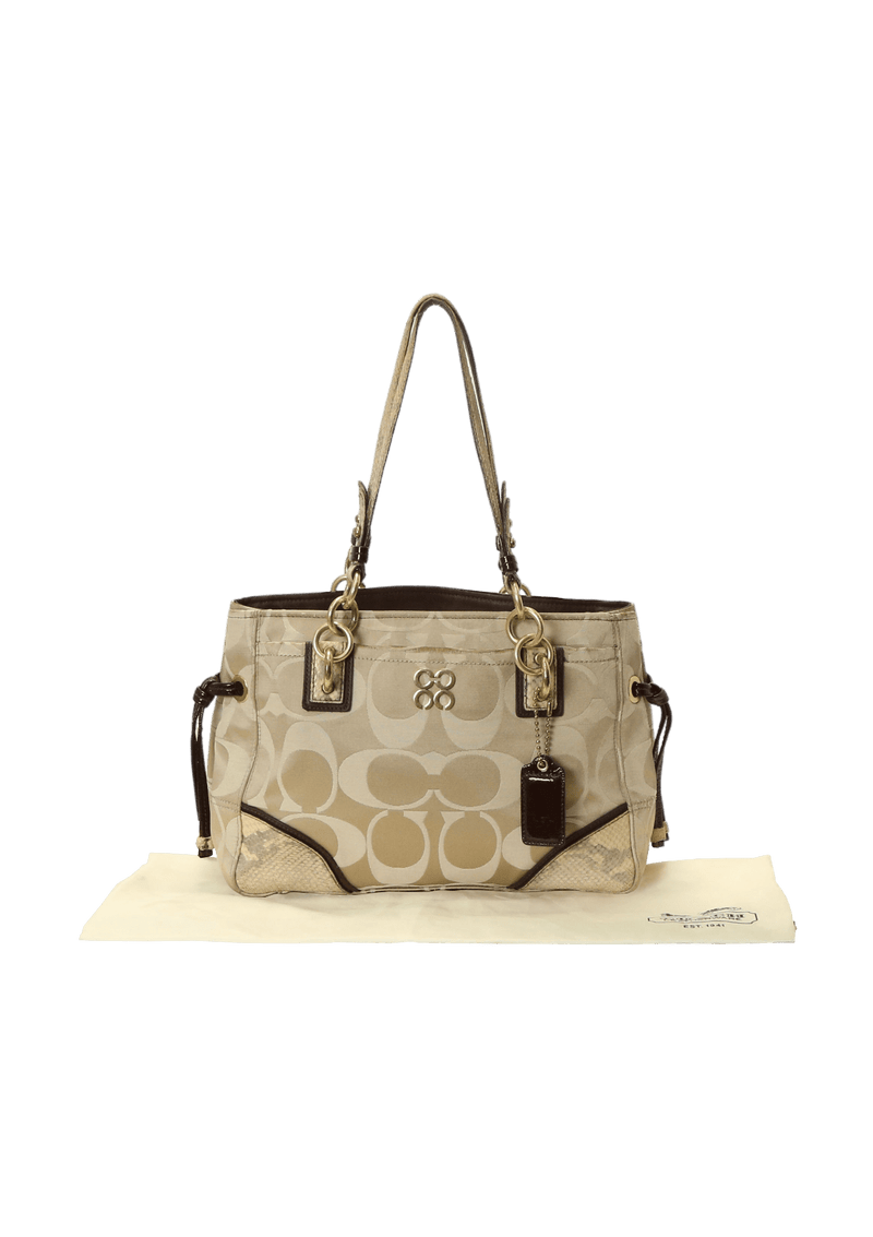 SIGNATURE CANVAS BAG