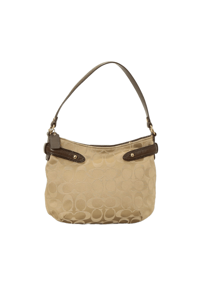 SIGNATURE CANVAS HOBO BAG