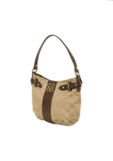 SIGNATURE CANVAS HOBO BAG