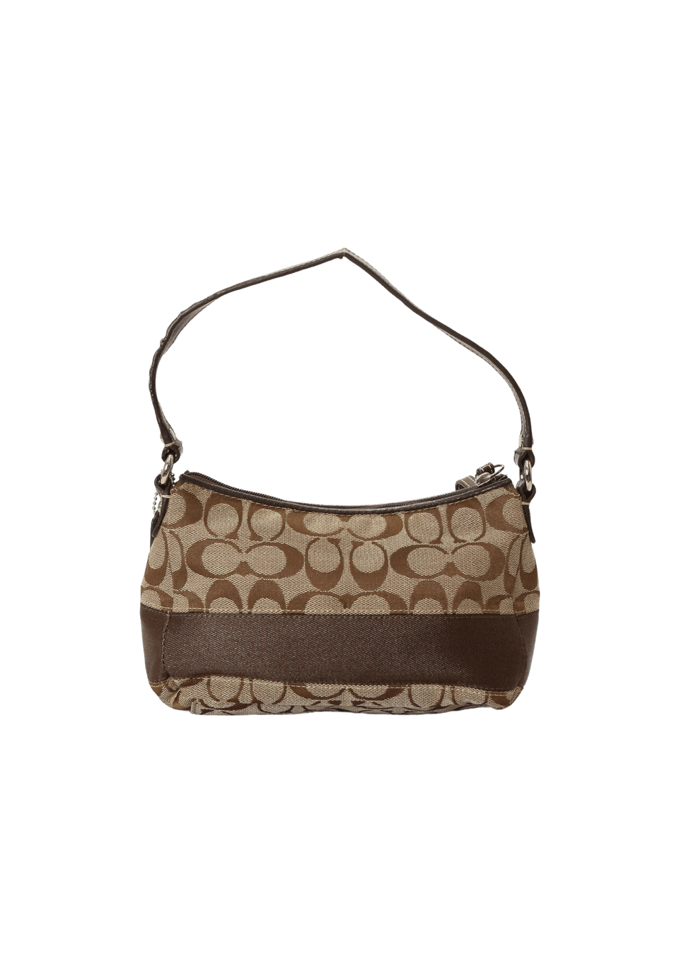 Bolsa Coach Signature Shoulder Bag Marrom Original – Gringa