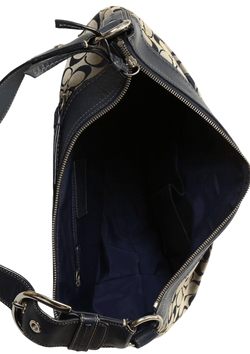 Bolsa Coach Signature Soho One Pleated Bag Azul Original – Gringa Bolsa Coach Signature Soho One Pleated Bag Azul Original – Gringa