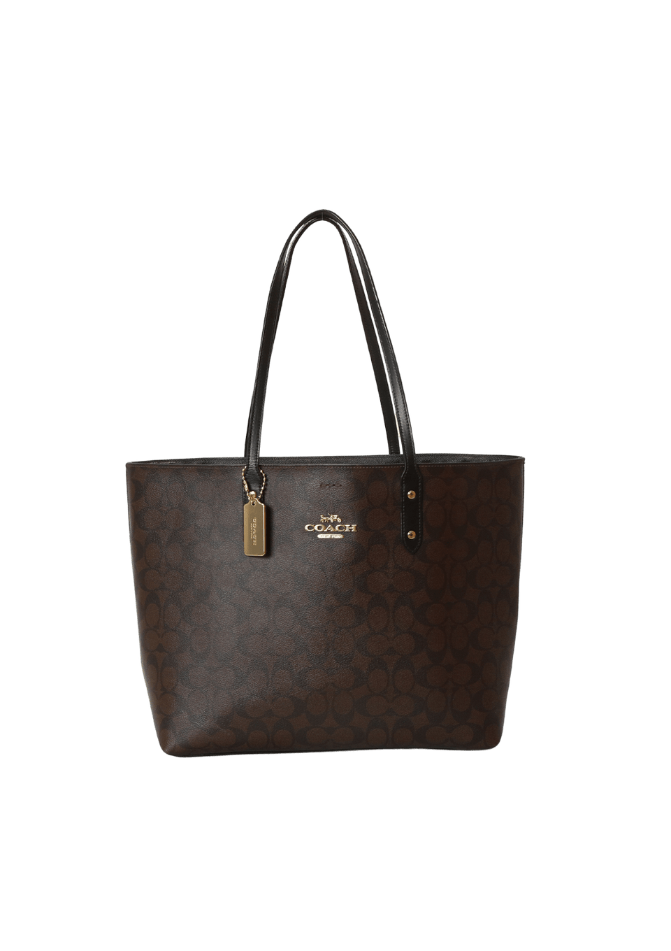 Bolsa Coach Signature Tote Bag Marrom Original – Gringa