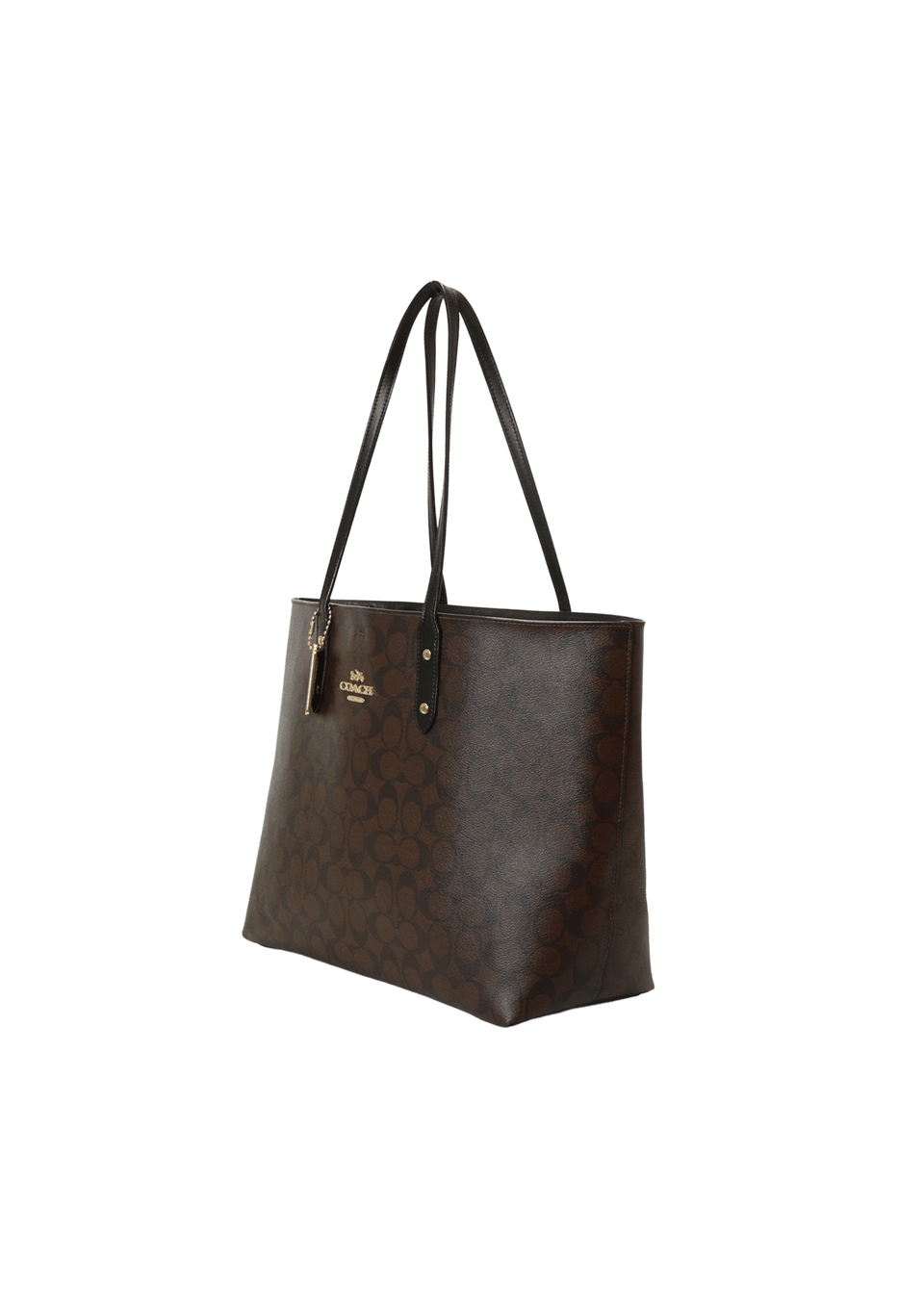 Bolsa Coach Signature Tote Bag Marrom Original – Gringa