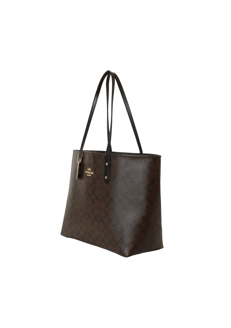 Coach signature outlet tote bag price