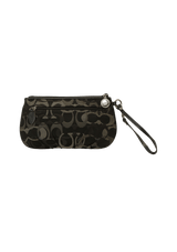 SIGNATURE WRISTLET CLUTCH