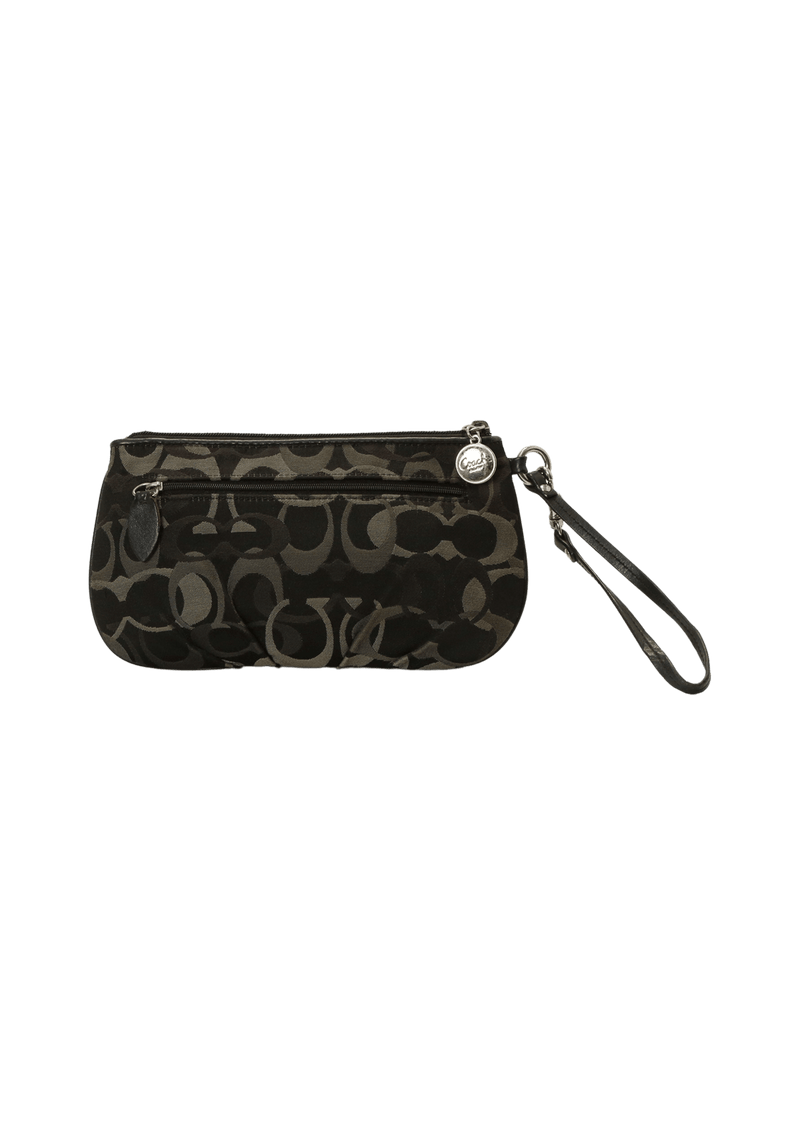 SIGNATURE WRISTLET CLUTCH