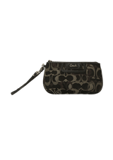 SIGNATURE WRISTLET CLUTCH