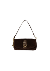 SUEDE SHOULDER BAG