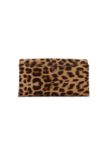 ENVOLOPE CLUTCH LEOPARD HAIRCALF