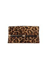 ENVOLOPE CLUTCH LEOPARD HAIRCALF