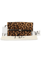 ENVOLOPE CLUTCH LEOPARD HAIRCALF