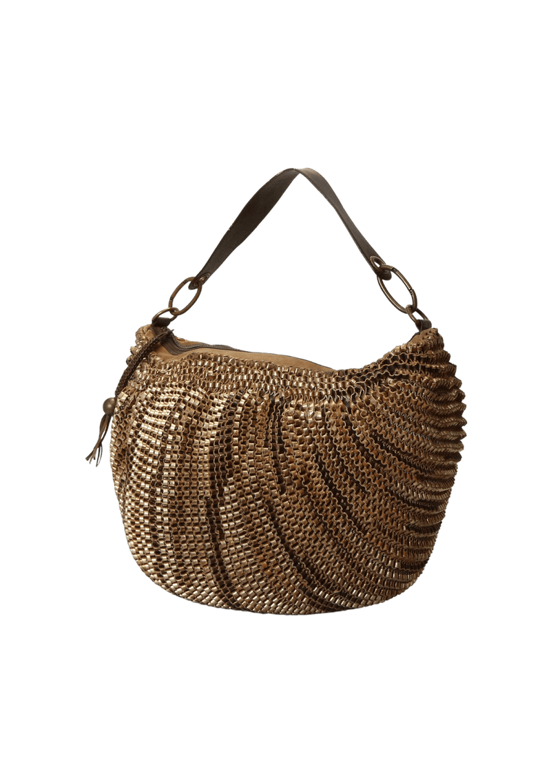 LARGE STEPHANIE WOVEN BAG