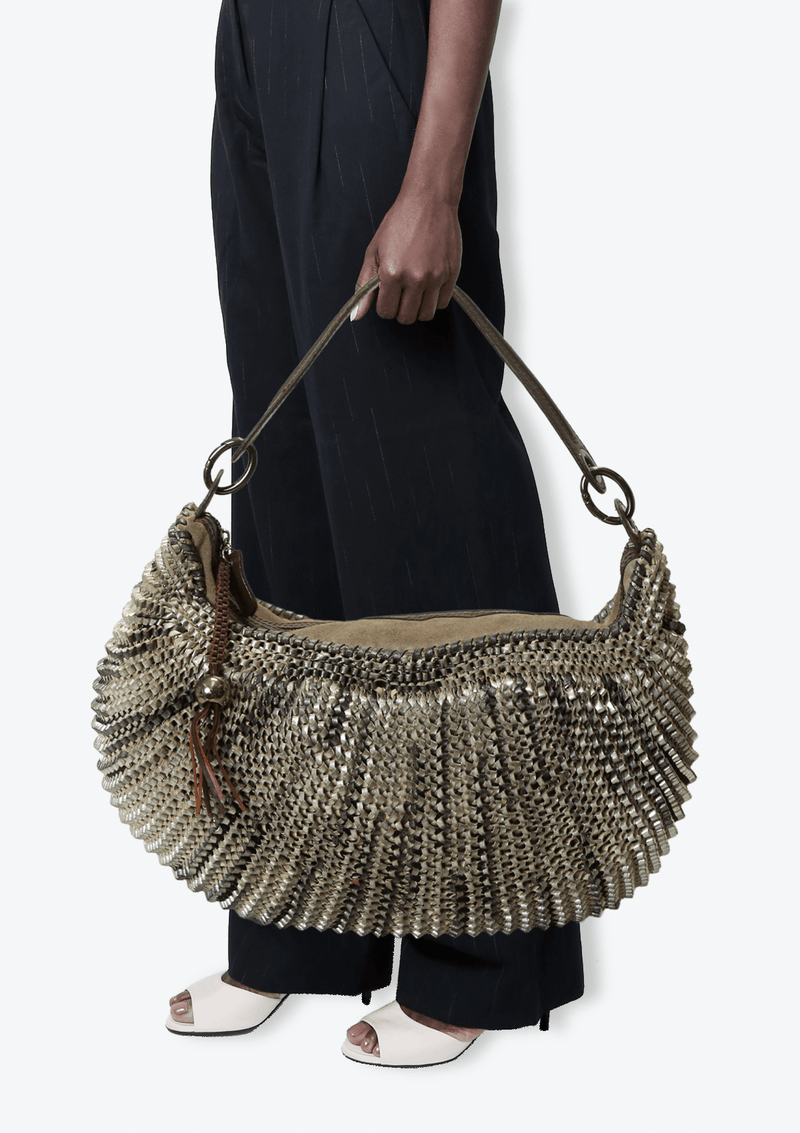 MEDIUM STEPHANIE WOVEN BAG