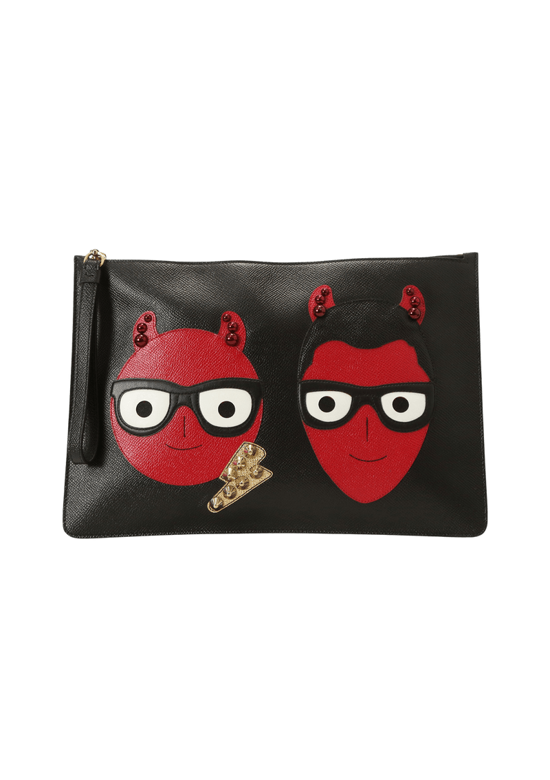 DG FAMILY EVIL ZIP POUCH