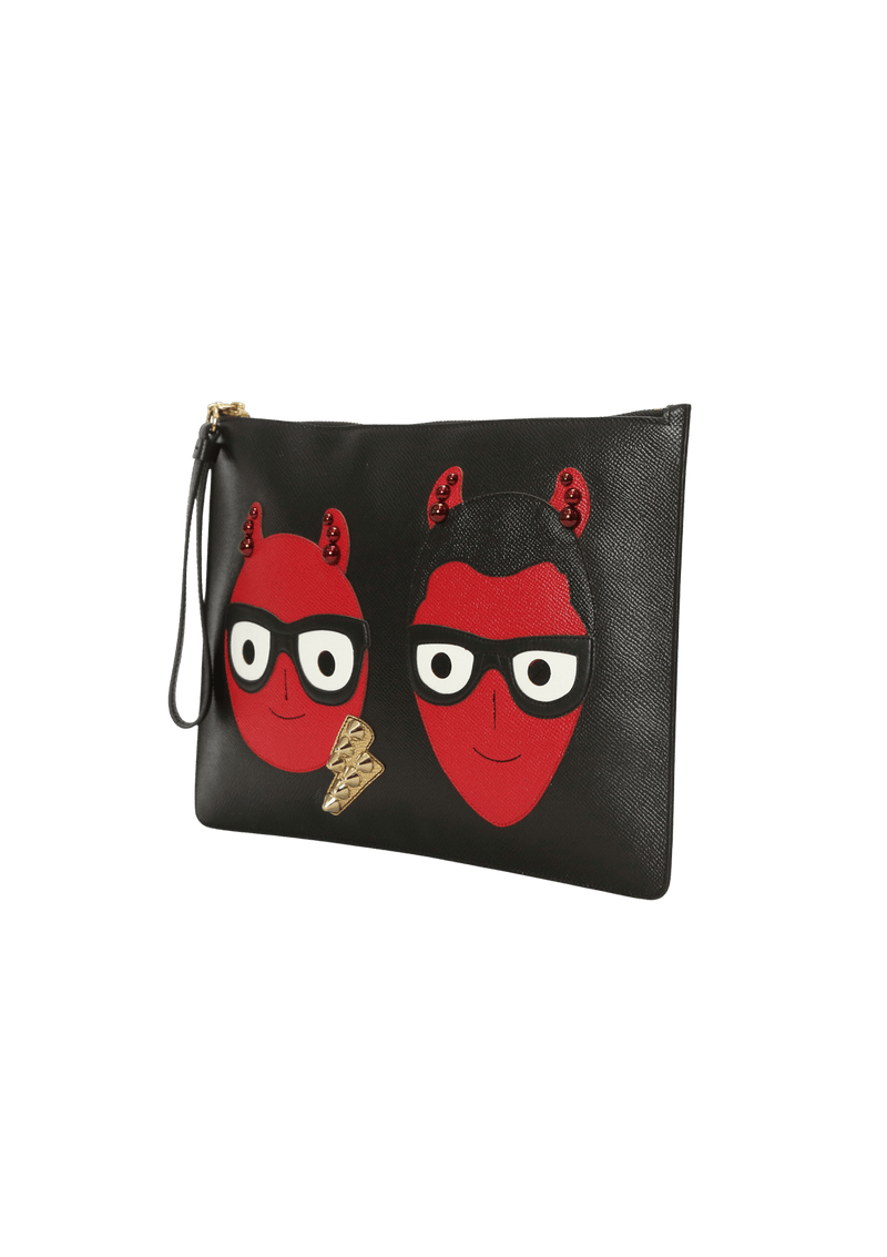 DG FAMILY EVIL ZIP POUCH