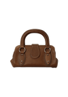 GRAIN LEATHER CHARM BAG