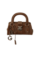 GRAIN LEATHER CHARM BAG