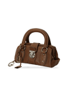 GRAIN LEATHER CHARM BAG