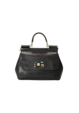 IGUANA EMBOSSED MISS SICILY MEDIUM