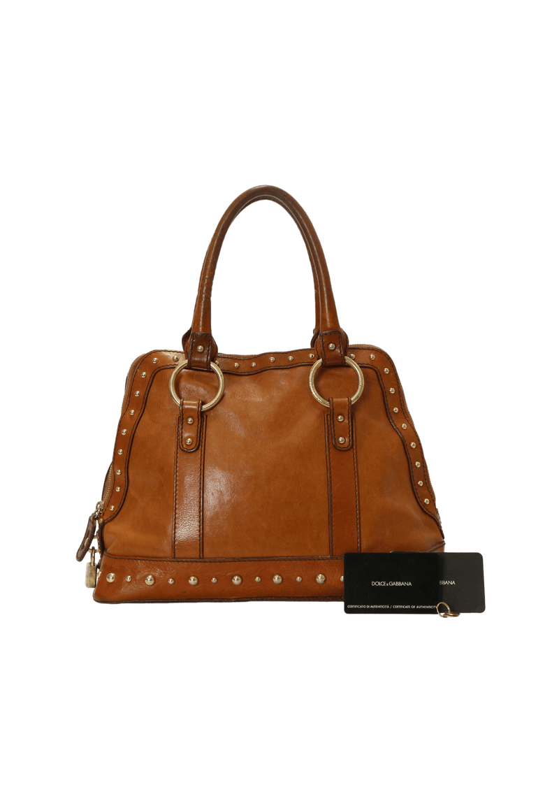 LEATHER HANDLE BAG