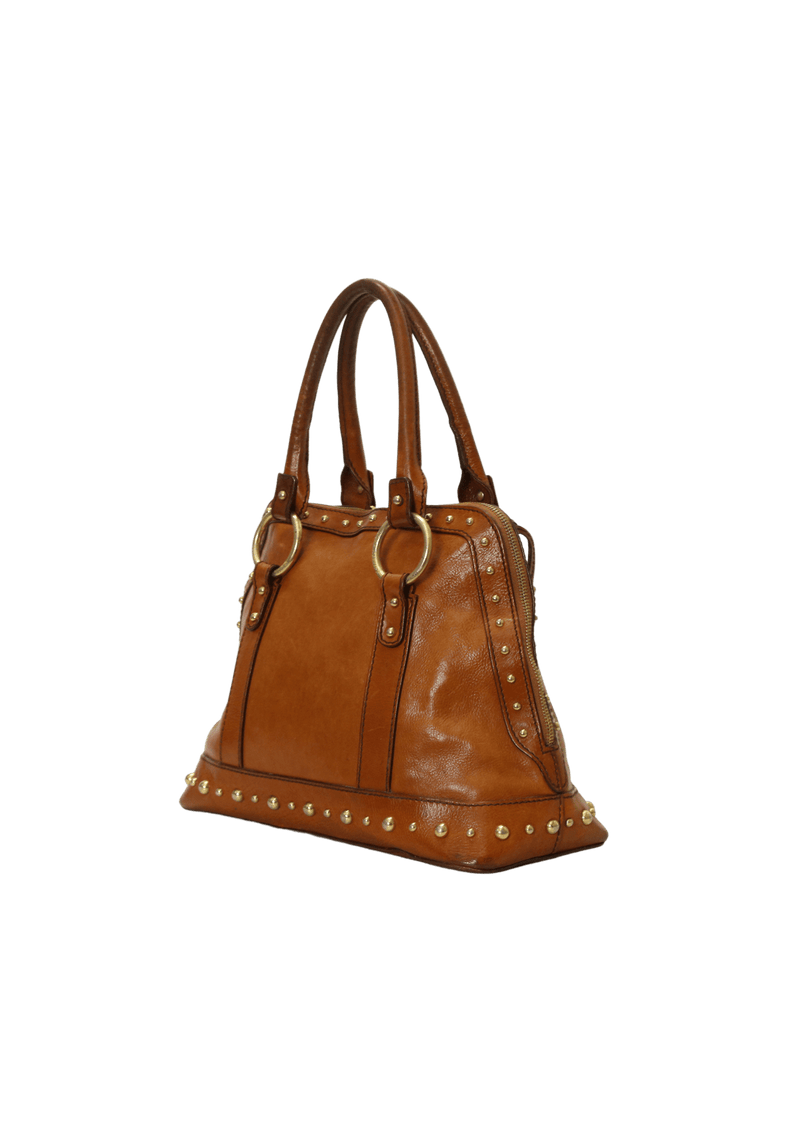 LEATHER HANDLE BAG