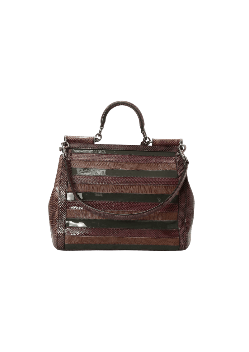 MISS SICILY PHYTON LIZARD BAG