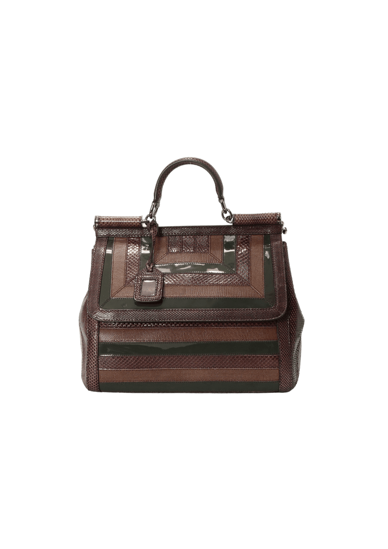 MISS SICILY PHYTON LIZARD BAG