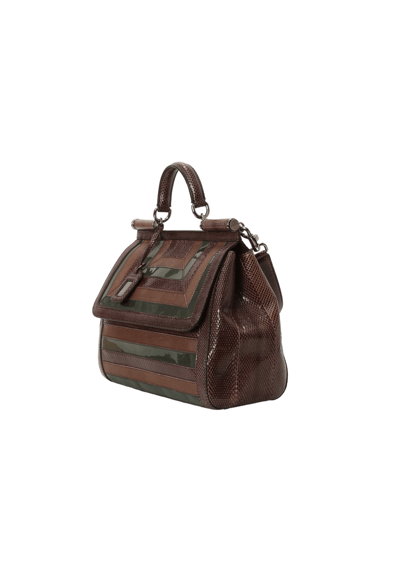 MISS SICILY PHYTON LIZARD BAG