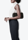 SNAKESKIN FLAP CHAIN BAG