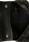 SNAKESKIN FLAP CHAIN BAG