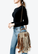 FRINGE MACRAME BAG