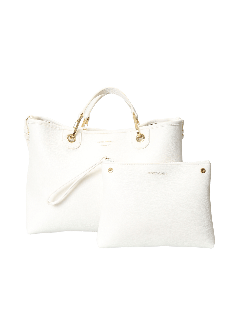Bolsa Emporio Armani Medium Myea Shopper Bag Branca Original – Gringa