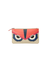 CRYSTAL EYE MONSTER ZIP POUCH BELLINI