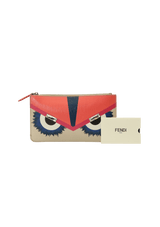 CRYSTAL EYE MONSTER ZIP POUCH BELLINI