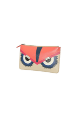 CRYSTAL EYE MONSTER ZIP POUCH BELLINI