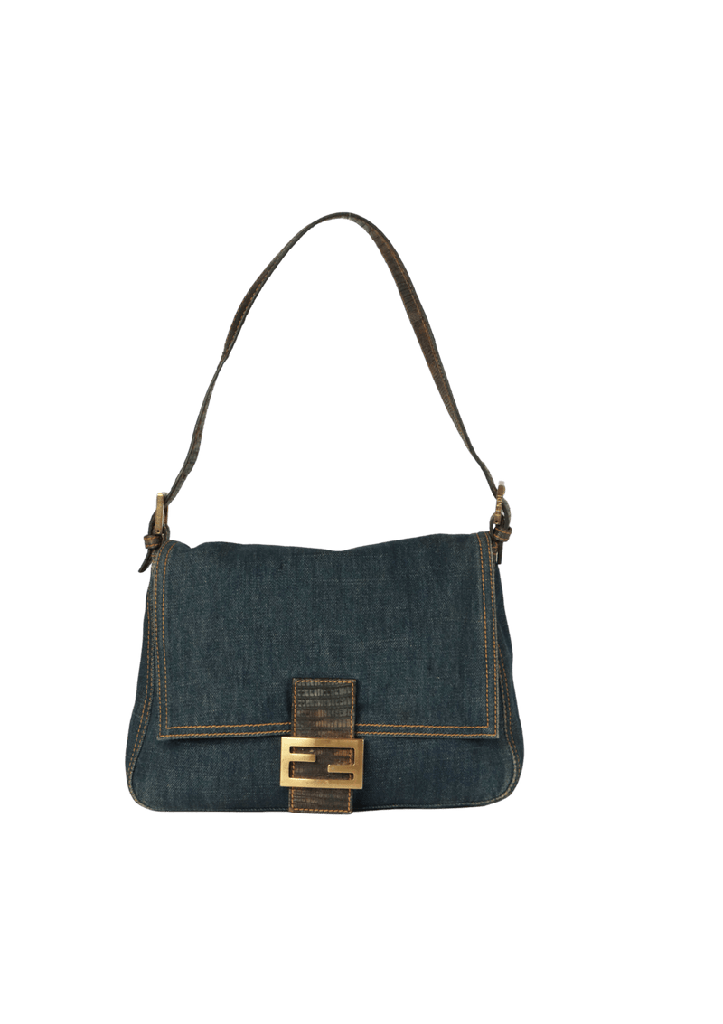 Fendi denim best sale baguette vintage