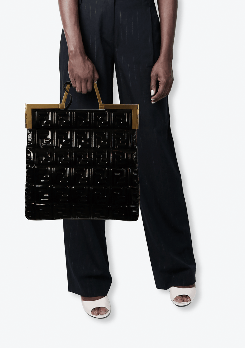 PATENT LEATHER ZUCCA BAG