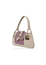 SUEDE ZUCCHINO FLAP BAG