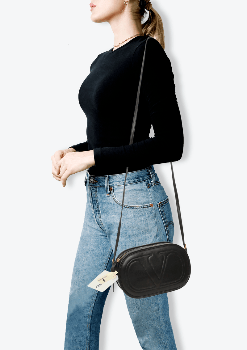 V LOGO CROSSBODY BAG