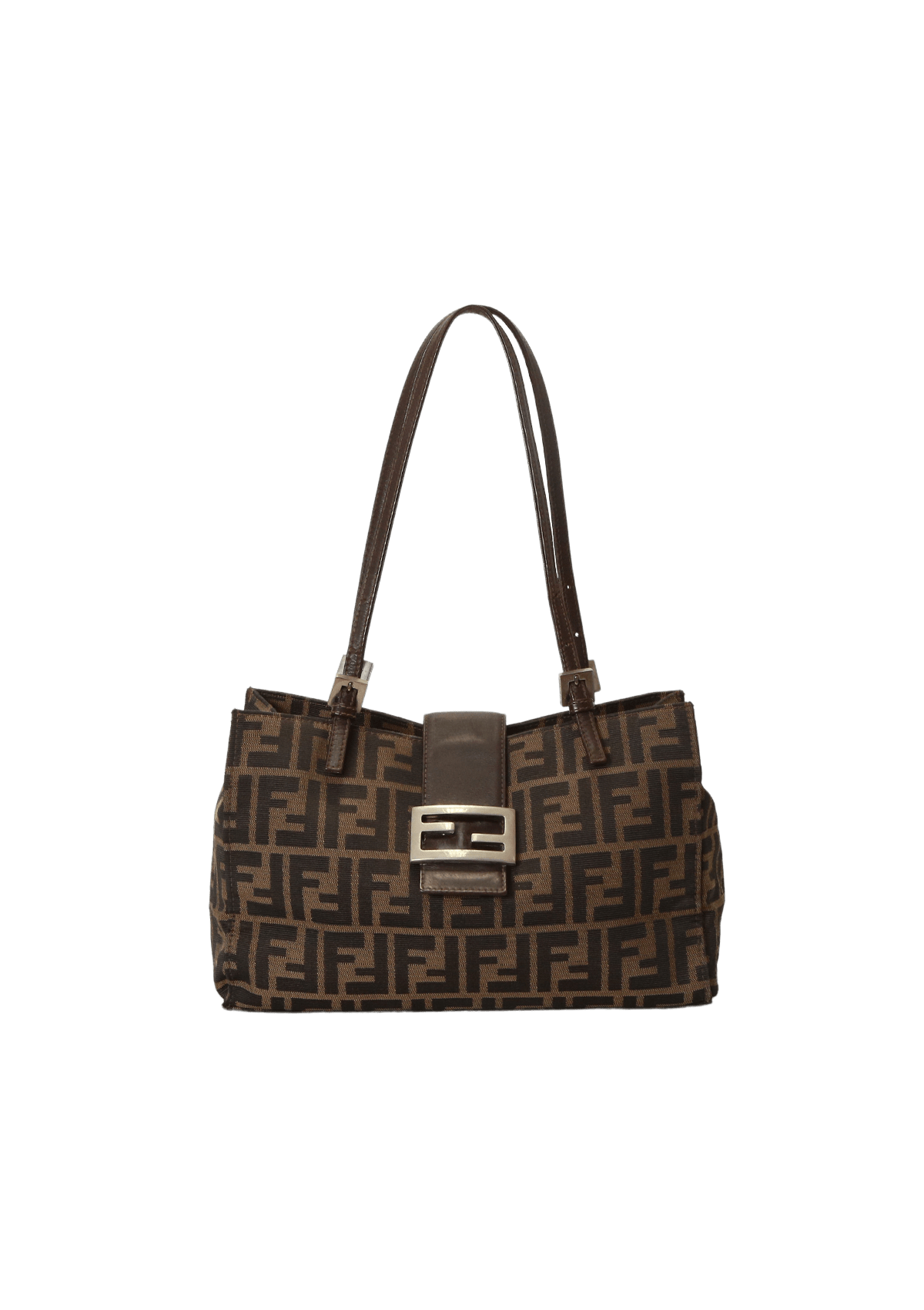 バッグ Vintage Fendi Zucca pouch Authentic Vintage Fendi Brown Zucca Jacquard Mini Pouch Bag – The