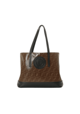 ZUCCA FF LOGO SHOPPING TOTE