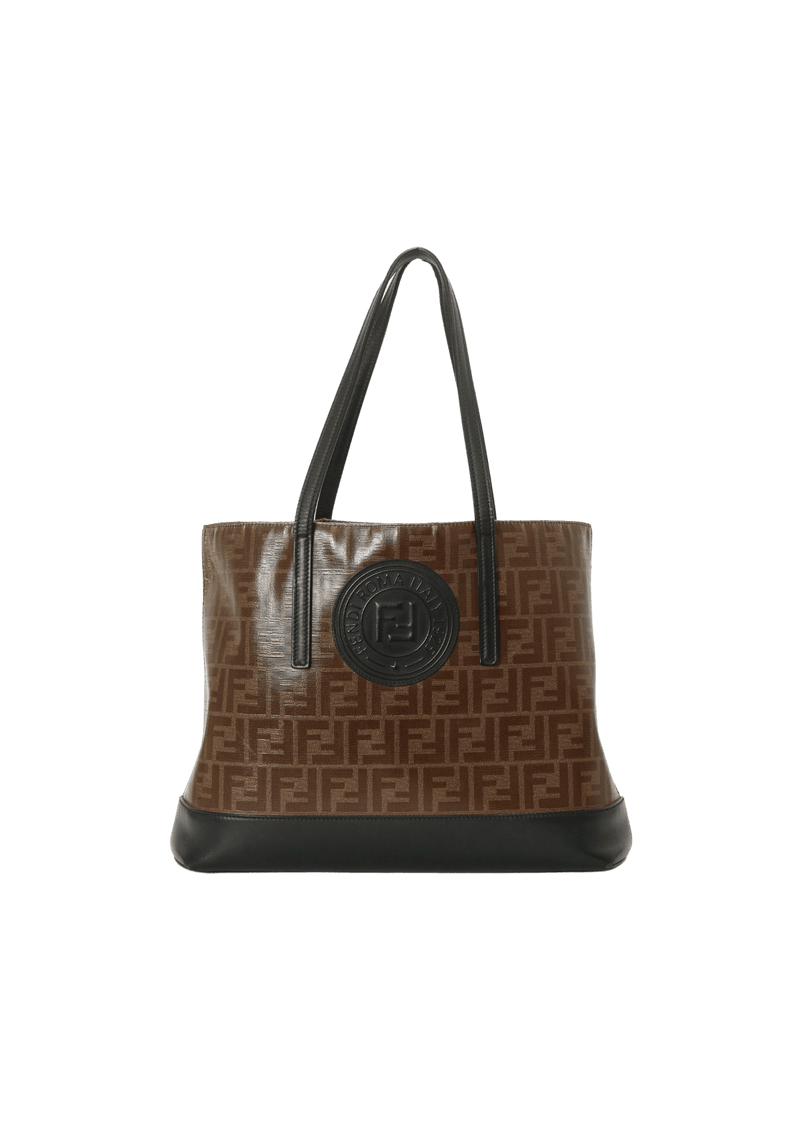 Fendi ff discount logo shopper tote