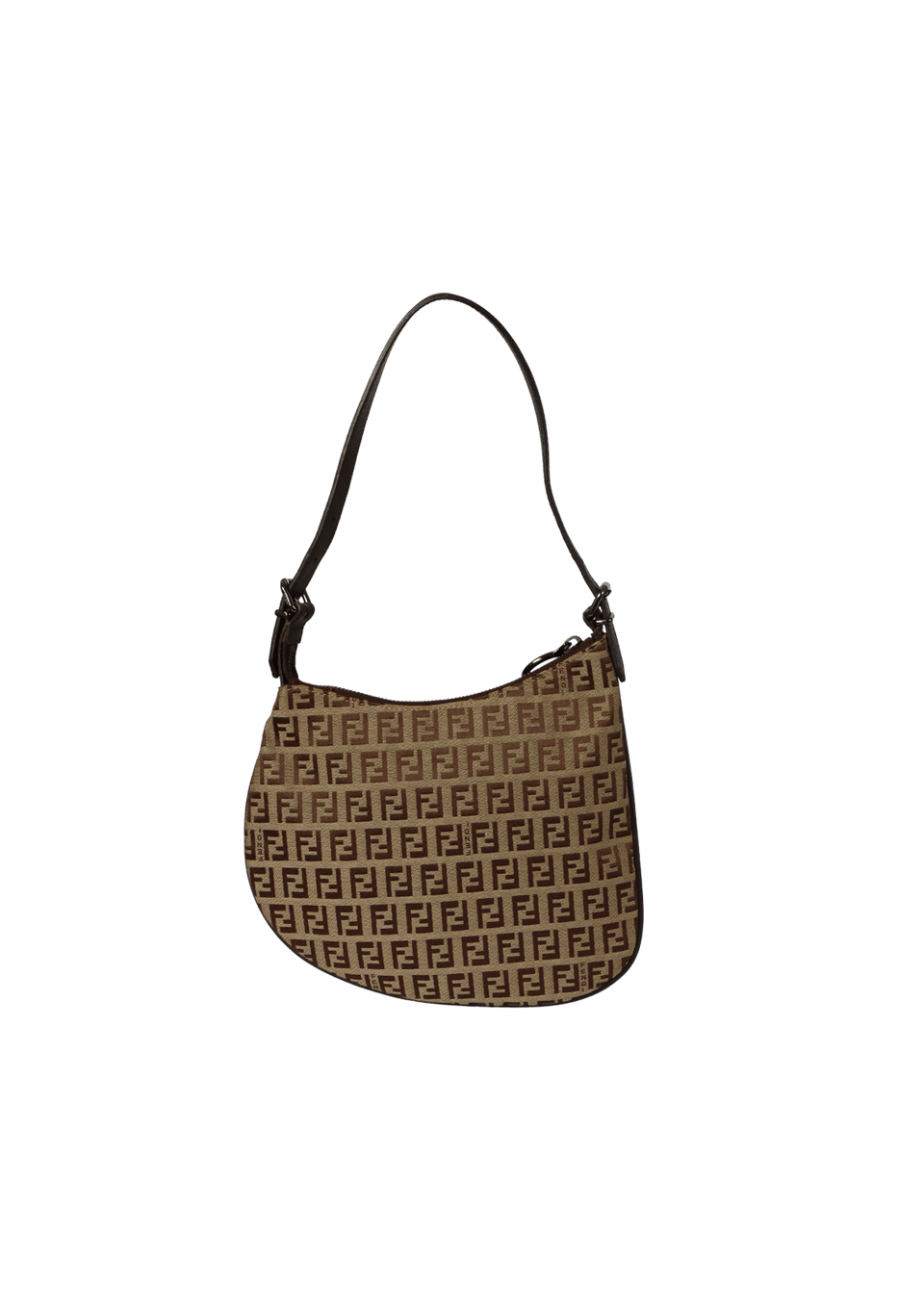 Bolsa Fendi Zucchino Canvas Oyster Bag Bege Original – Gringa