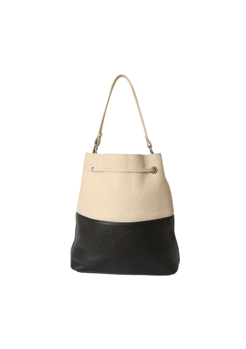 LEATHER BUCKET BAG