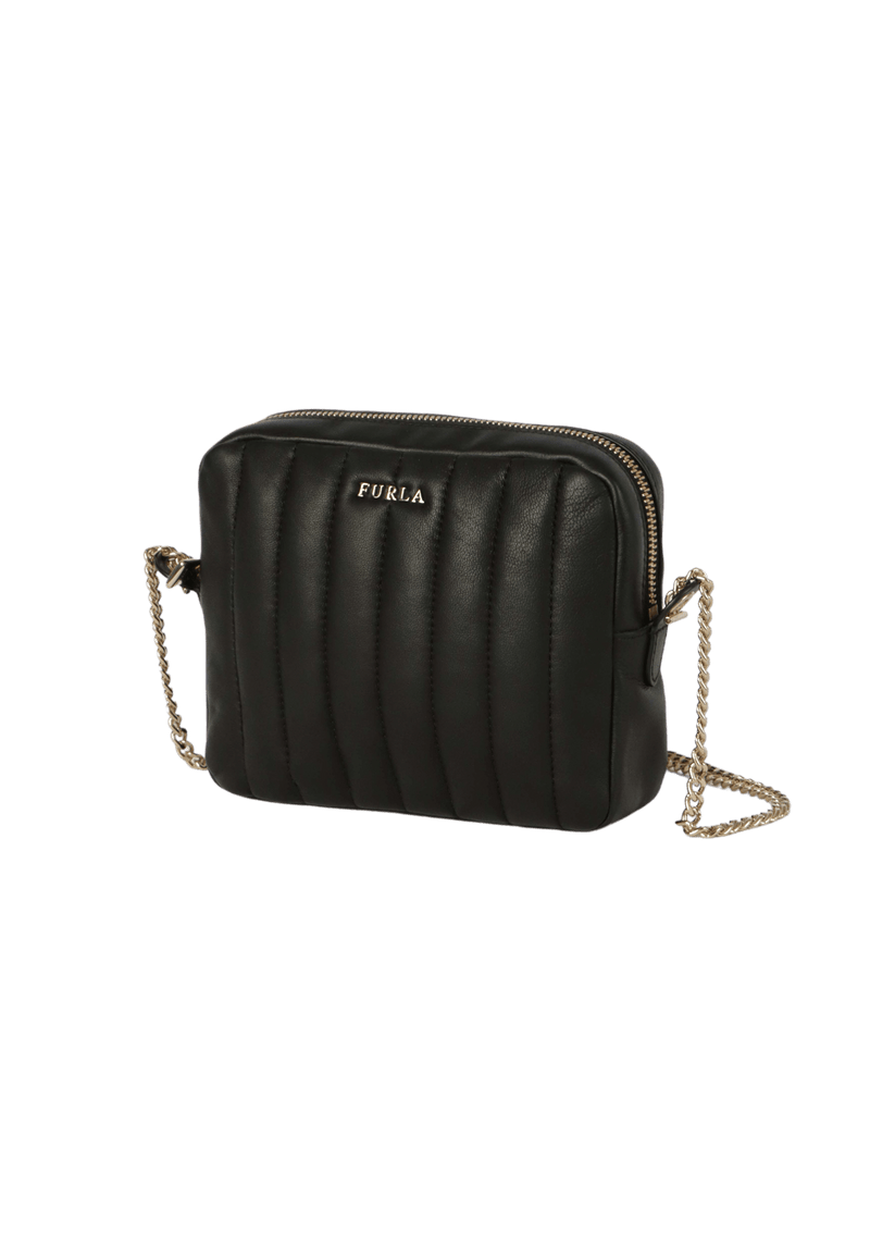 LEATHER CHAIN-LINK BAG