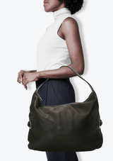 LEATHER HOBO BAG