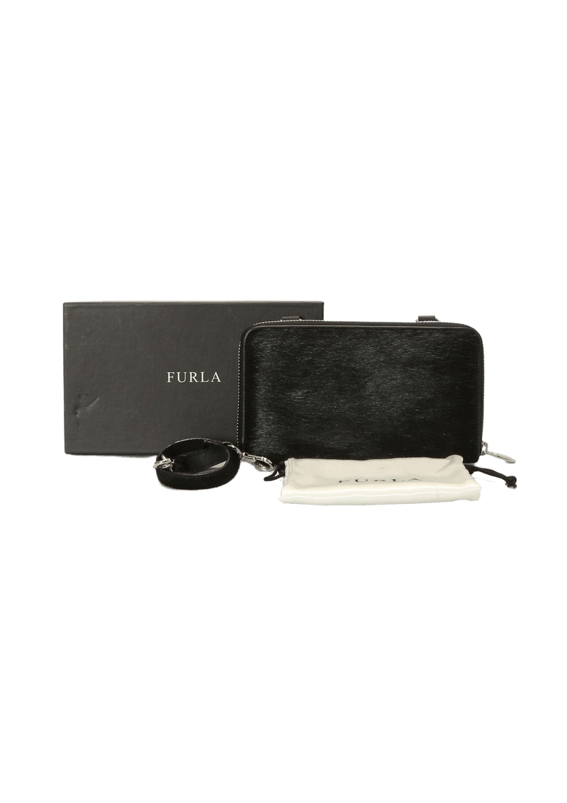 LEATHER WALLET ON STRAP