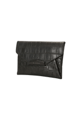 CROCO ENVELOPE CLUTCH