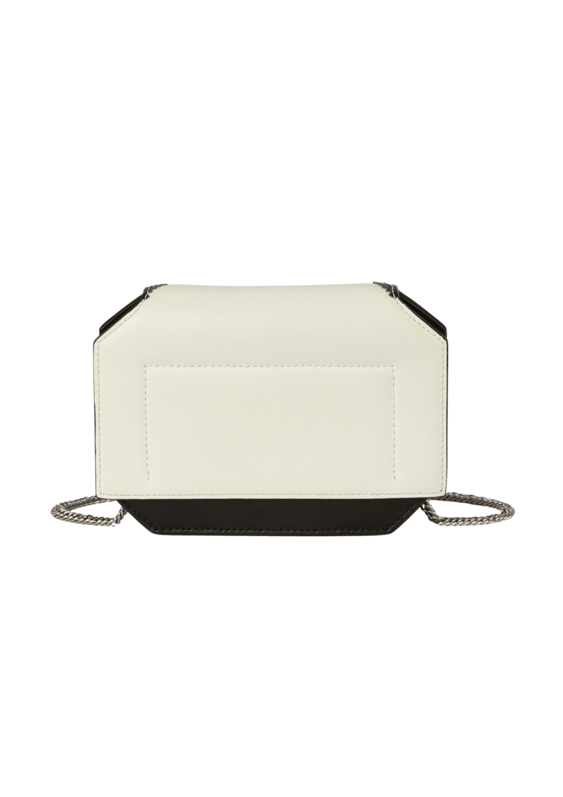 LEATHER BOW CUT CLUTCH