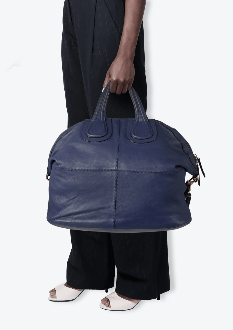 LEATHER NIGHTINGALE SHOPPER